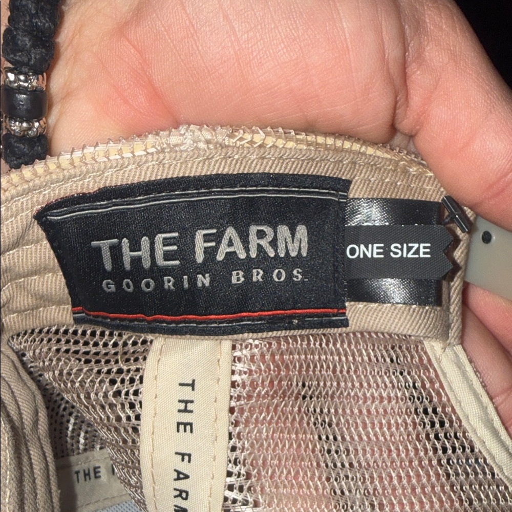 Blue Denim Trucker Hat with Cow Patch - Picture 9 of 9
